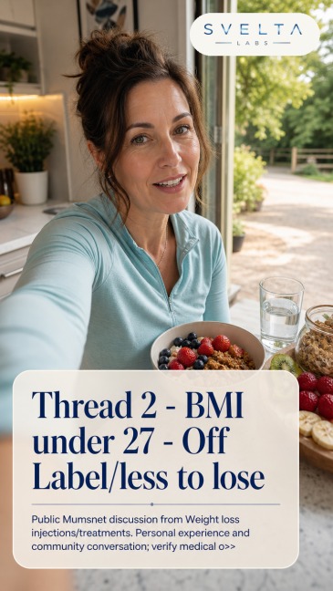 Thread 2 - BMI under 27 - Off Label/less to lose