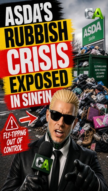 Sinfin’s Waste Summit: Rubbish Pile Threatens Supermarket Civility